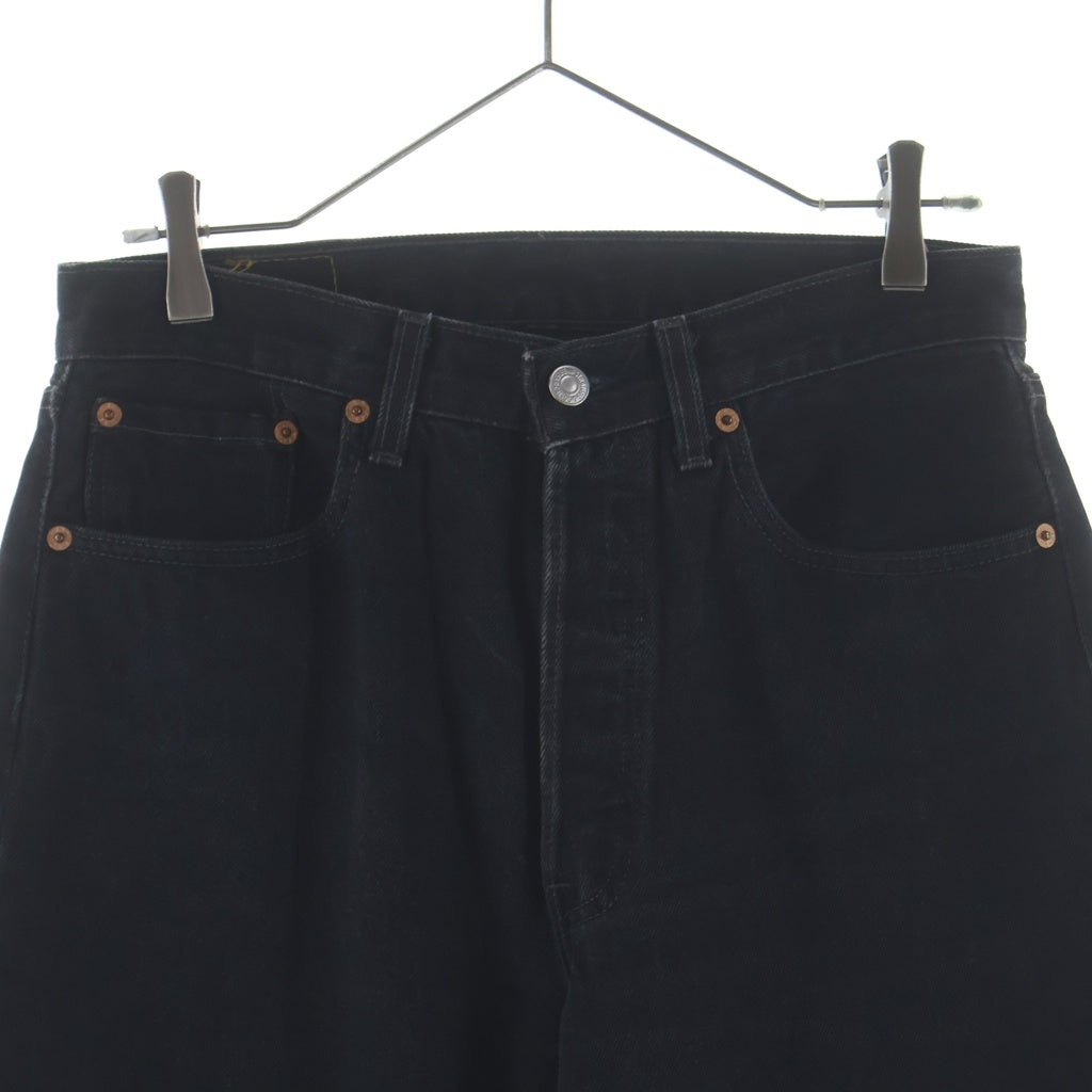 Levi's(リーバイス) 90S FOR WOMEN 後染め ボタン裏刻印544 レジスターR デニム パンツ ブラック