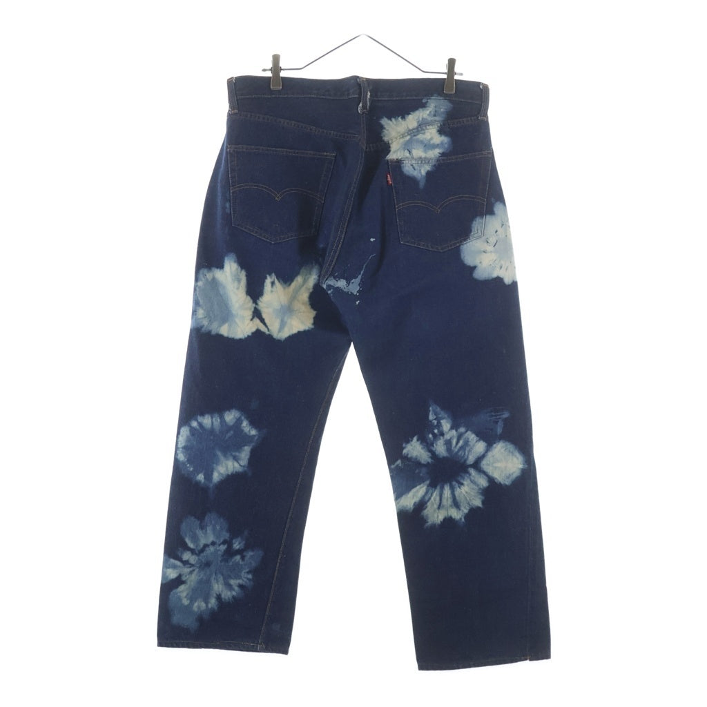 Levi's(リーバイス) 60-70S BIG E 後期 並行ステッチ 足長R ボタン裏刻印6 ブリーチ デニム インディゴ