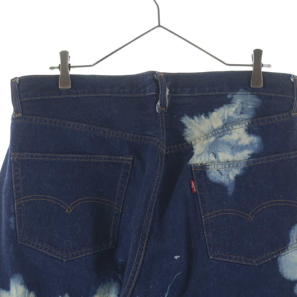 Levi's(リーバイス) 60-70S BIG E 後期 並行ステッチ 足長R ボタン裏刻印6 ブリーチ デニム インディゴ