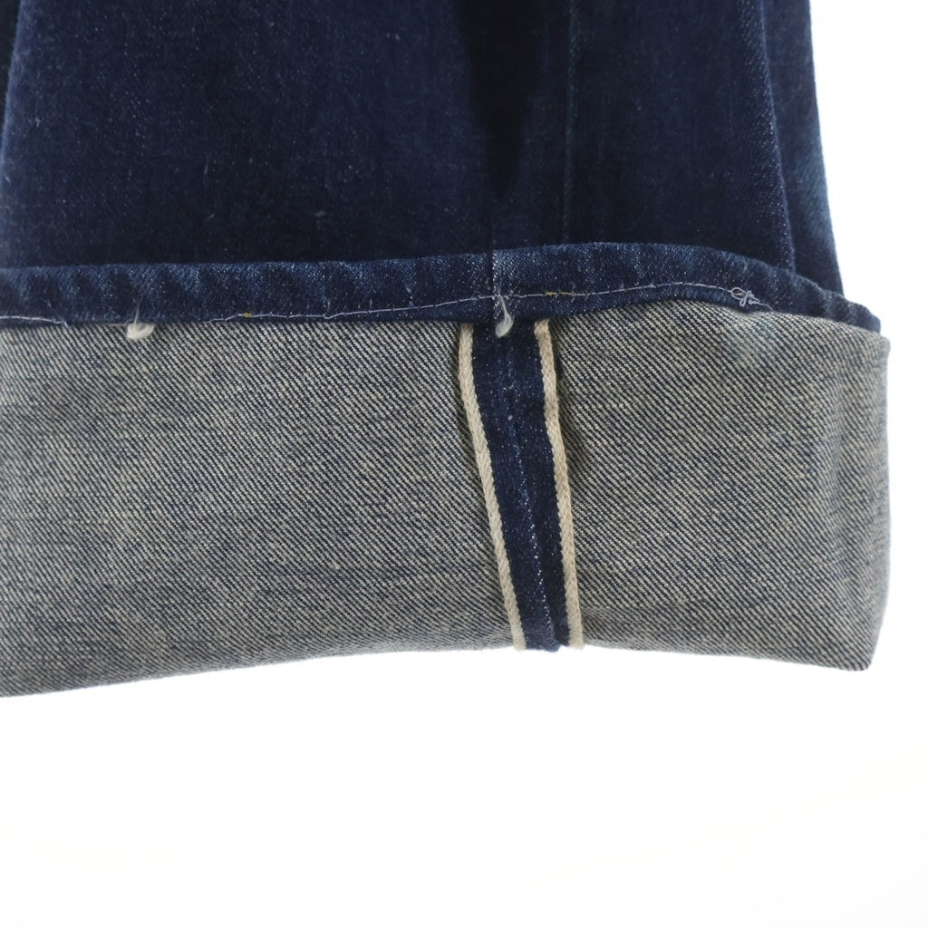 Levi's(リーバイス) 60-70S BIG E 後期 並行ステッチ 足長R ボタン裏刻印6 ブリーチ デニム インディゴ
