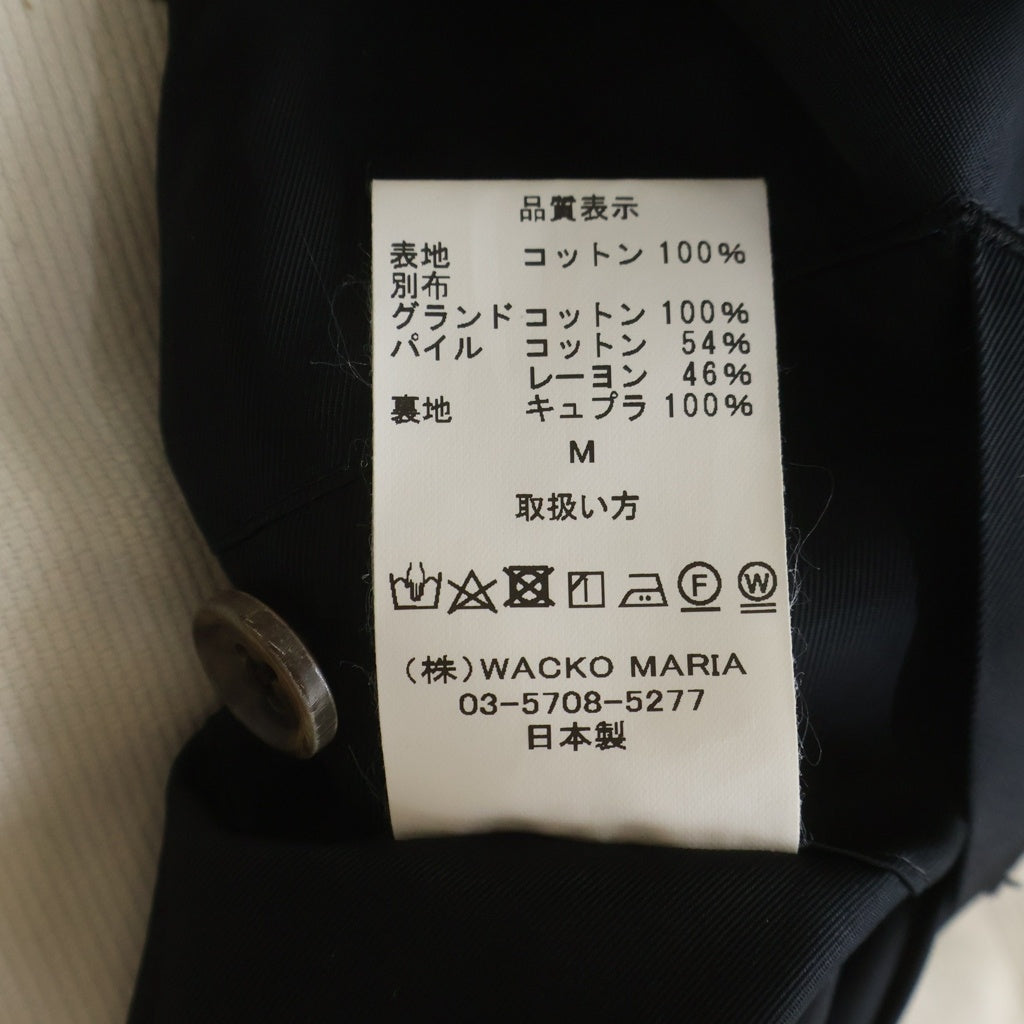 WACKO MARIA(ワコマリア) 23AW THE GUILTY PARTIES WESTERN JACKET TYPE 1 ウエスタンジャケット ピケ ベルベット ホワイト