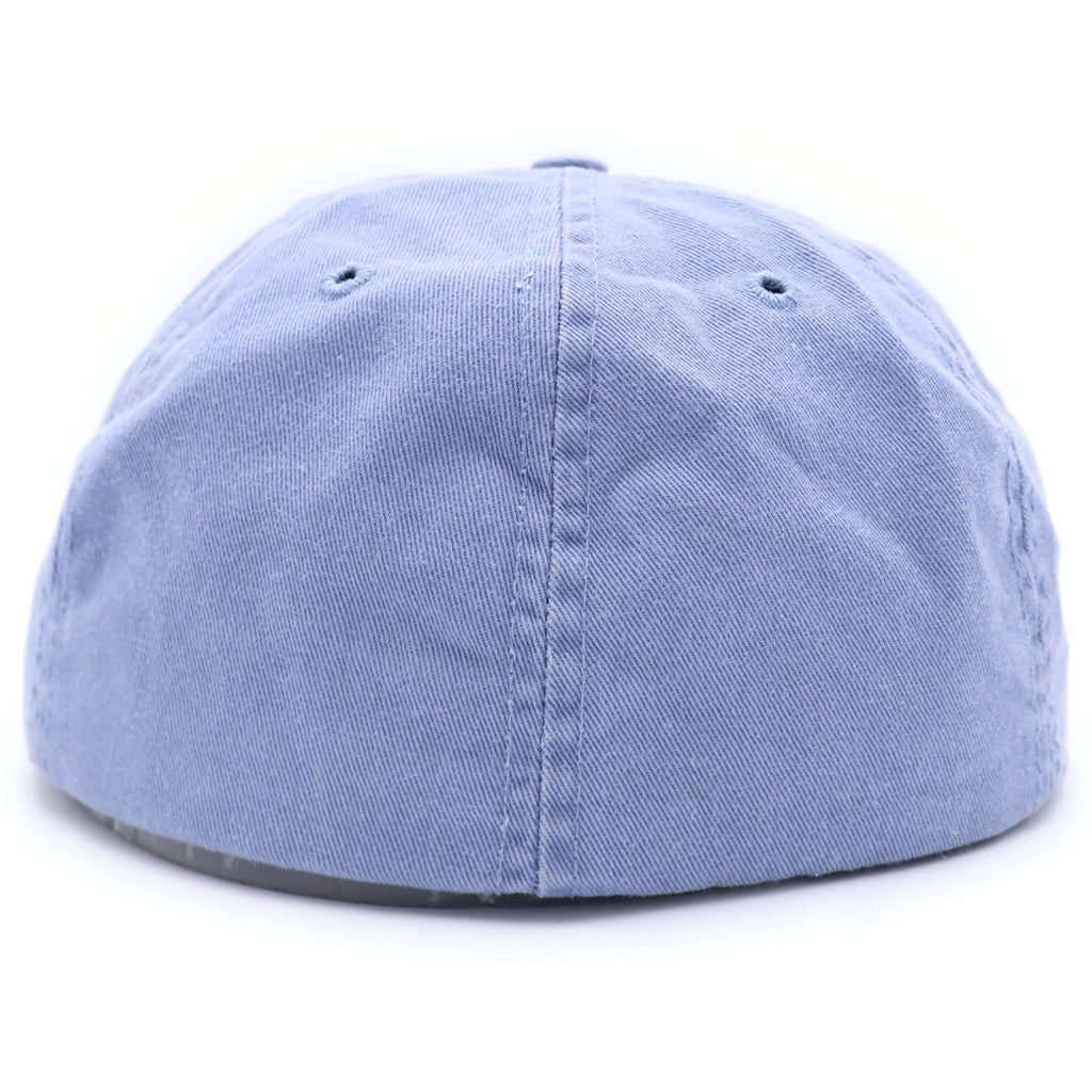 POLO RALPH LAUREN(ポロラルフローレン) 80-90S ESTABLISHED 1967 SUMMER FLORIDA SWORDFISH CAP USA製 メカジキ ワッペン コットン ベースボールキャップ ブルー