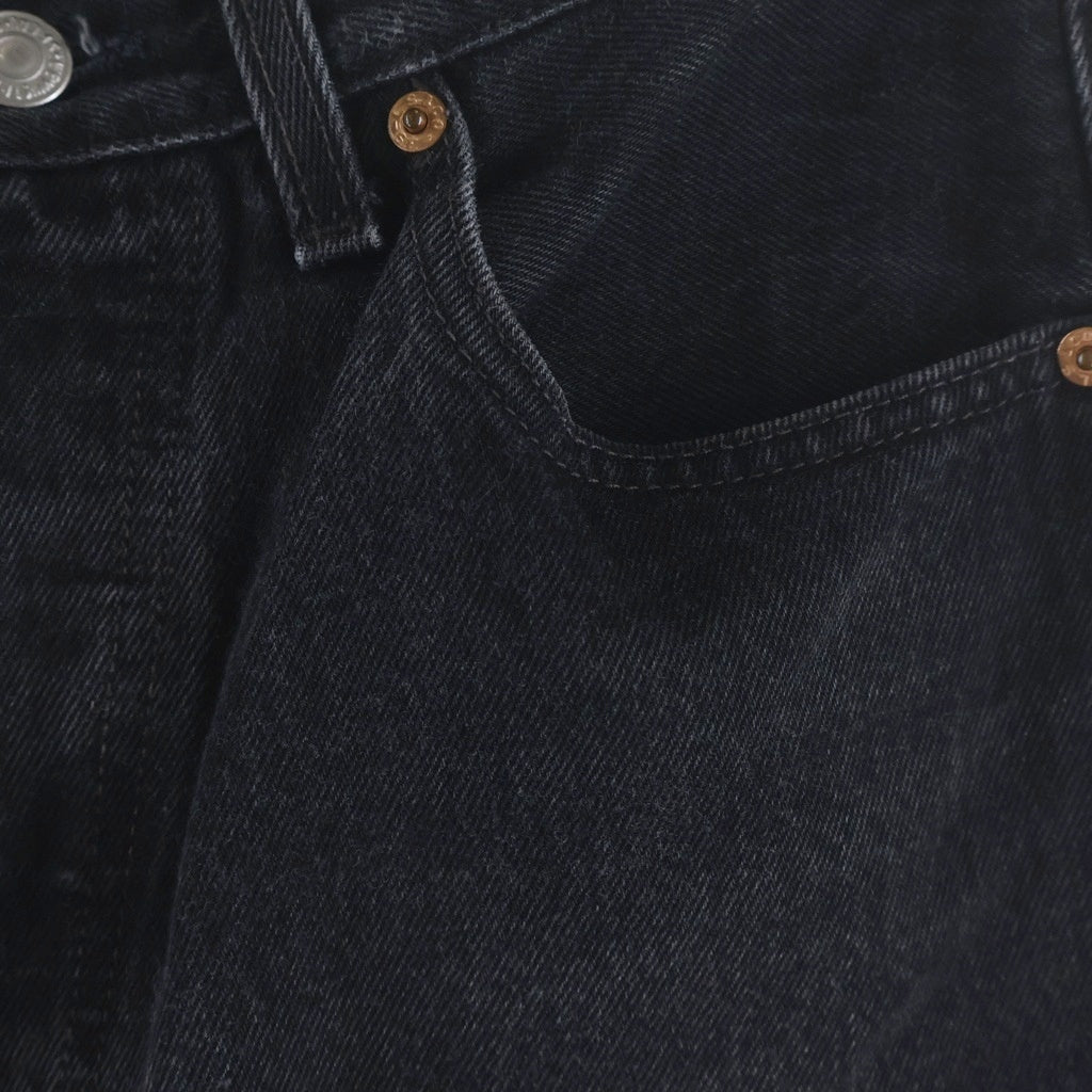 Levi's(リーバイス) 90S 501 後染め USA製 ボタン裏刻印544 スモールe デニムパンツ ブラック