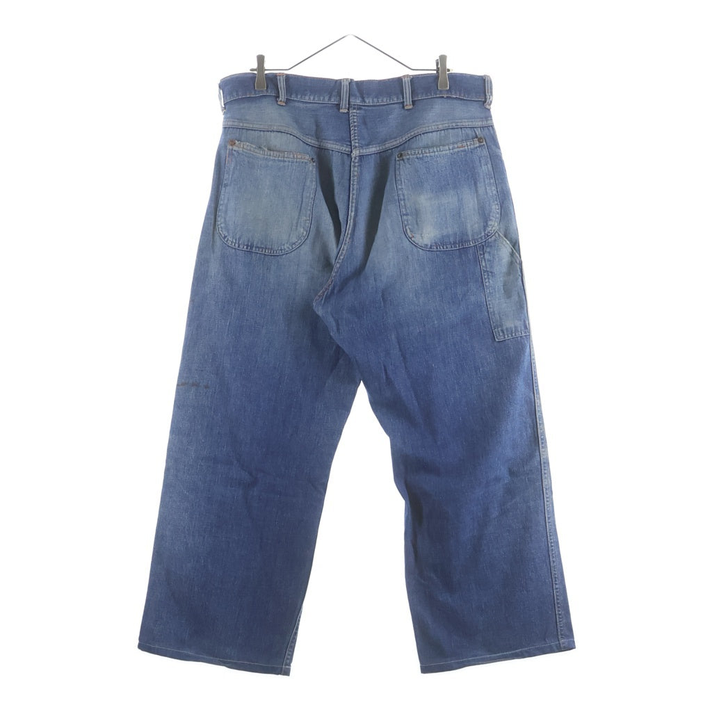 VINTAGE(ヴィンテージ) 30-40S PAINTER DENIM PANTS 剥き出しリベット オフセット ペインター デニム パンツ インディゴ