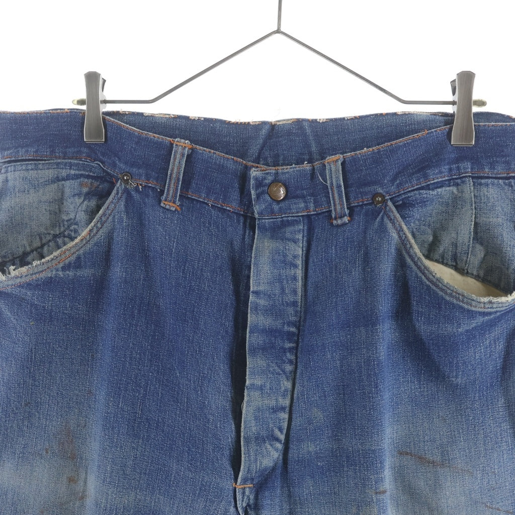 VINTAGE(ヴィンテージ) 30-40S PAINTER DENIM PANTS 剥き出しリベット オフセット ペインター デニム パンツ インディゴ
