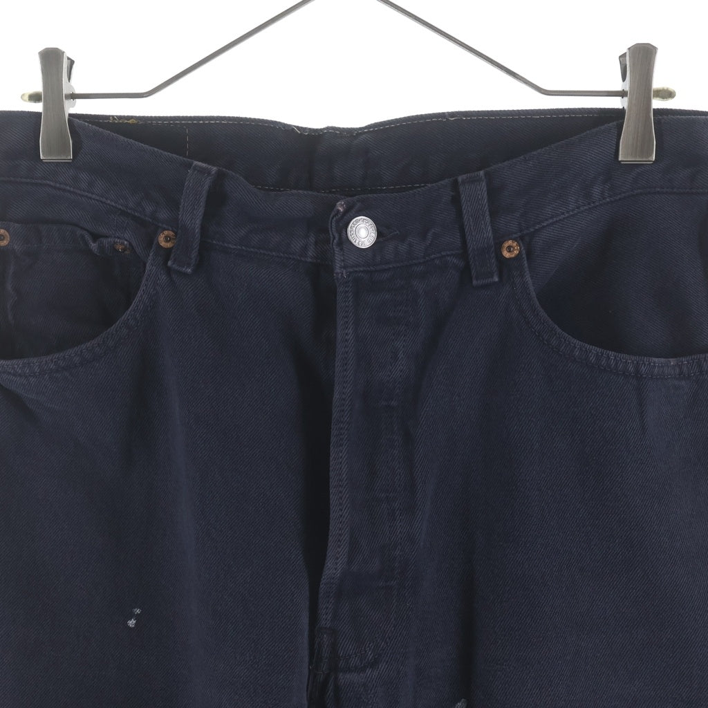 Levi's(リーバイス) 90S 501 後染め USA製 ボタン裏刻印552 スモールe デニムパンツ ブラック