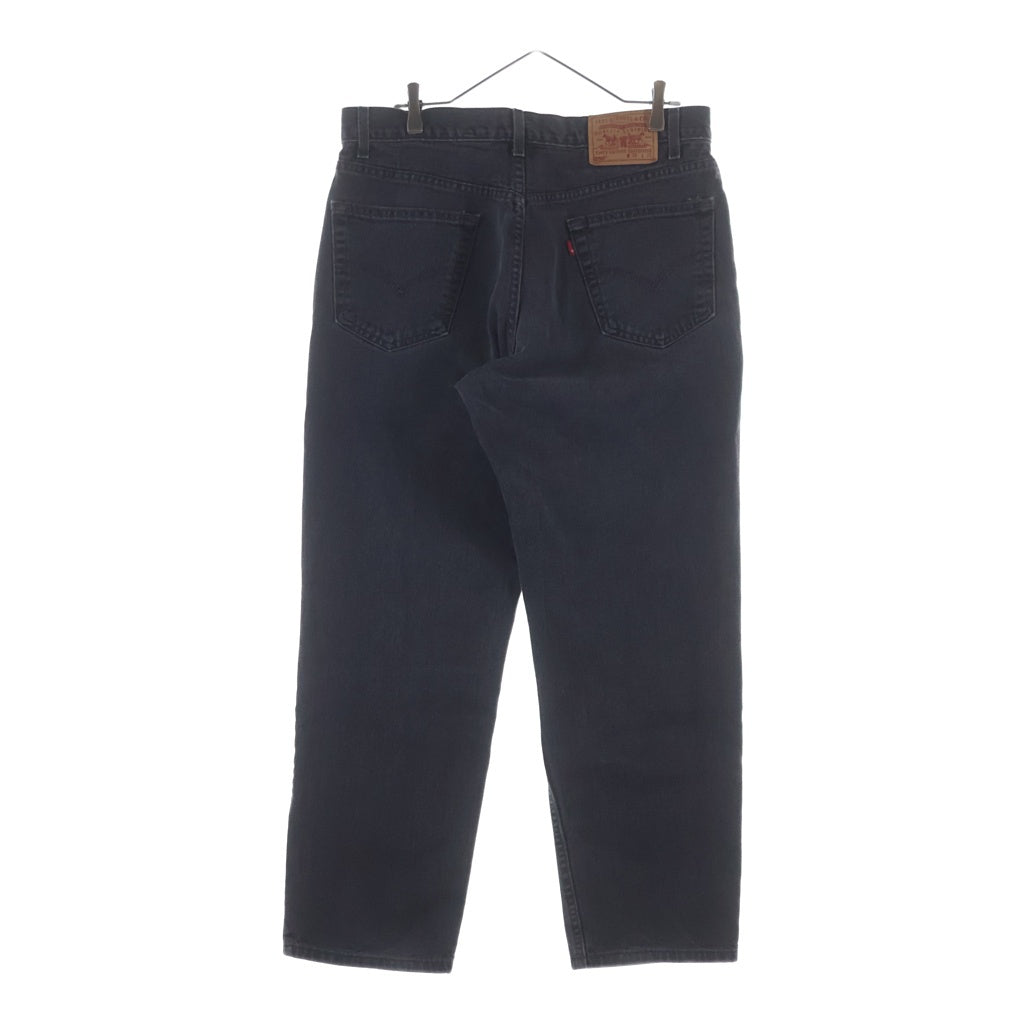 Levi's(リーバイス) 90S 550 ボタン裏刻印643M レジスターR 後染め ジップフライ デニム パンツ ブラック