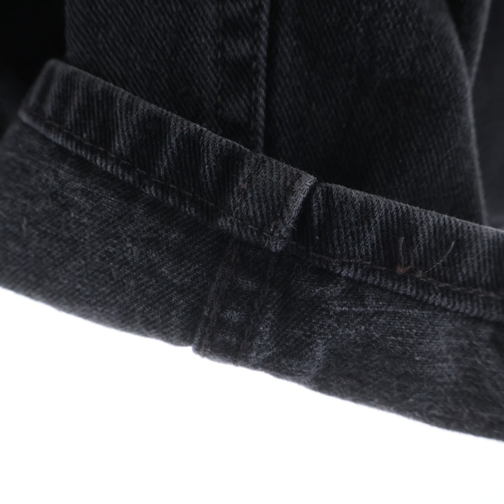 Levi's(リーバイス) 90S 550 ボタン裏刻印643M レジスターR 後染め ジップフライ デニム パンツ ブラック