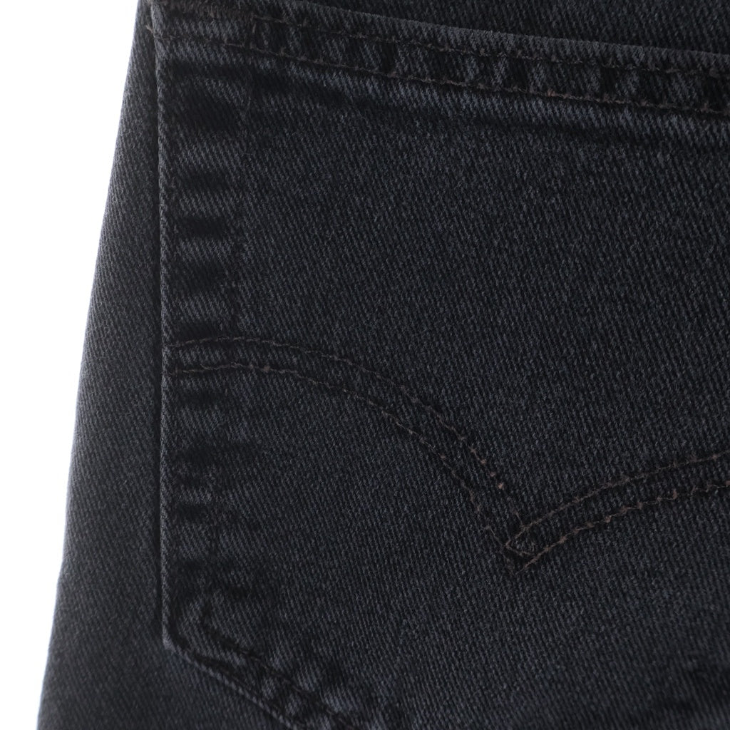 Levi's(リーバイス) 90S 550 ボタン裏刻印643M レジスターR 後染め ジップフライ デニム パンツ ブラック