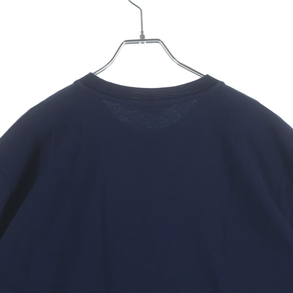 MARNI(マルニ) 24SS オーガニックコットン オーバーサイズ ロゴTシャツ ネイビー HUMU0287X0