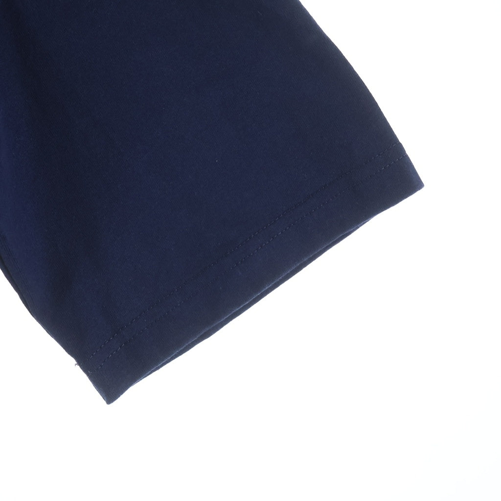 MARNI(マルニ) 24SS オーガニックコットン オーバーサイズ ロゴTシャツ ネイビー HUMU0287X0