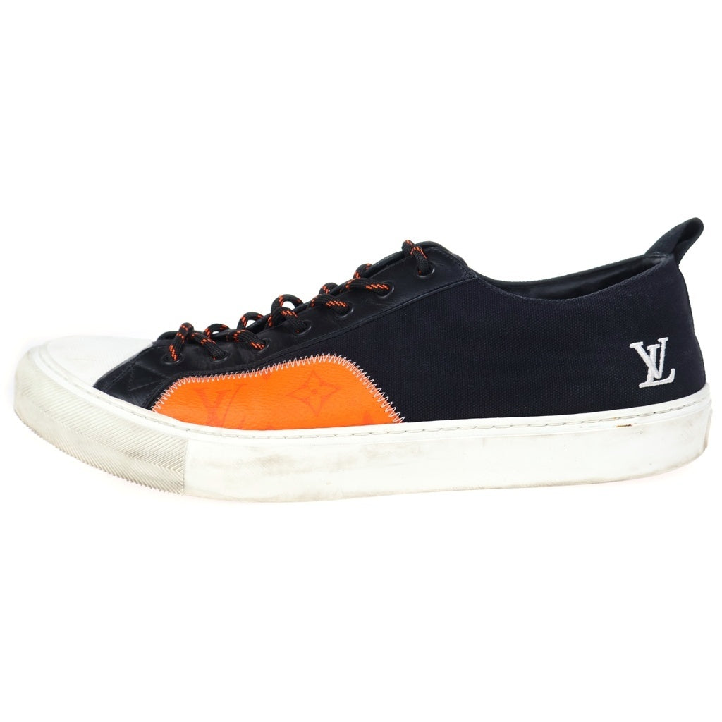 LOUIS VUITTON(ルイヴィトン) Tattoo Sneaker ローカット スニーカー ブラック/オレンジ/ホワイト GO 0220