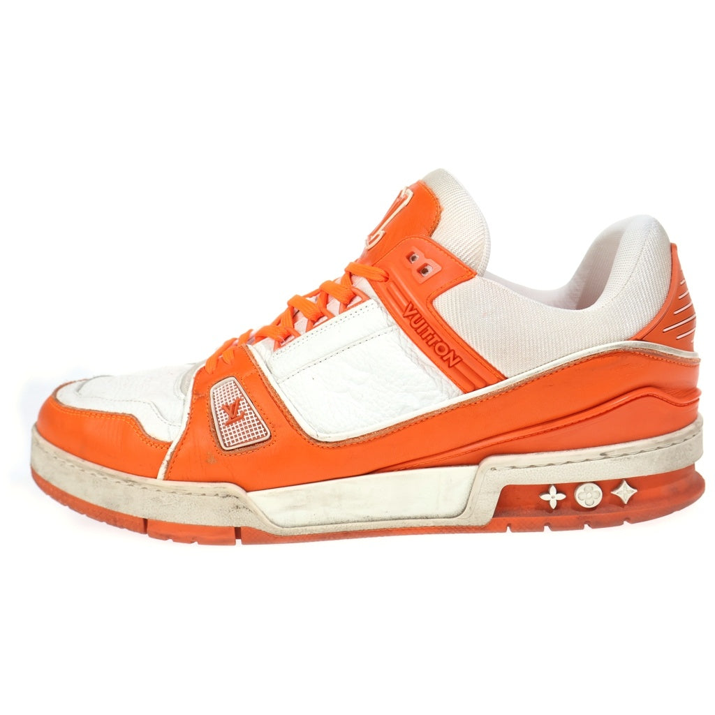 LOUIS VUITTON(ルイヴィトン) Monogram Trainers LV トレーナー ローカット スニーカー オレンジ/ホワイト FD 0240