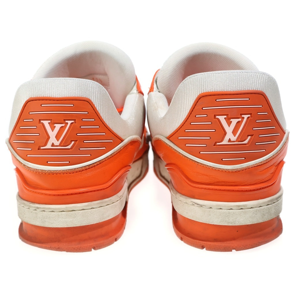 LOUIS VUITTON(ルイヴィトン) Monogram Trainers LV トレーナー ローカット スニーカー オレンジ/ホワイト FD 0240