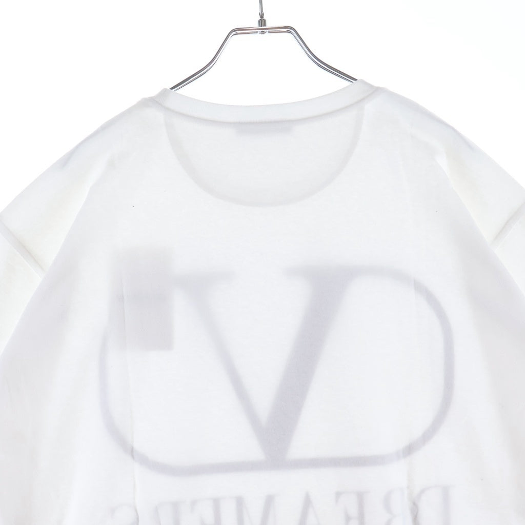 VALENTINO(ヴァレンティノ) DREAMERS TEE UOMO Vロゴドリーマーズ 半袖Tシャツ カットソー ホワイト TV0MG06B681
