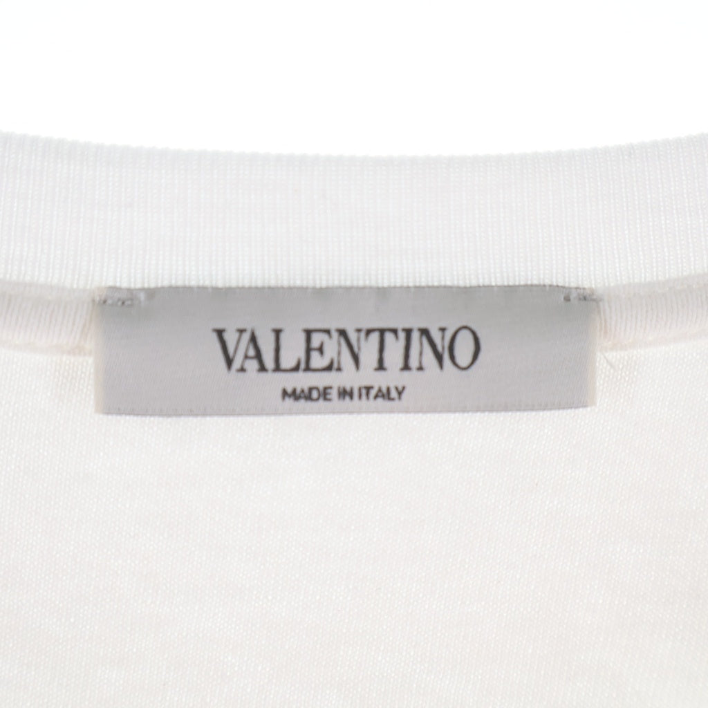 VALENTINO(ヴァレンティノ) DREAMERS TEE UOMO Vロゴドリーマーズ 半袖Tシャツ カットソー ホワイト TV0MG06B681