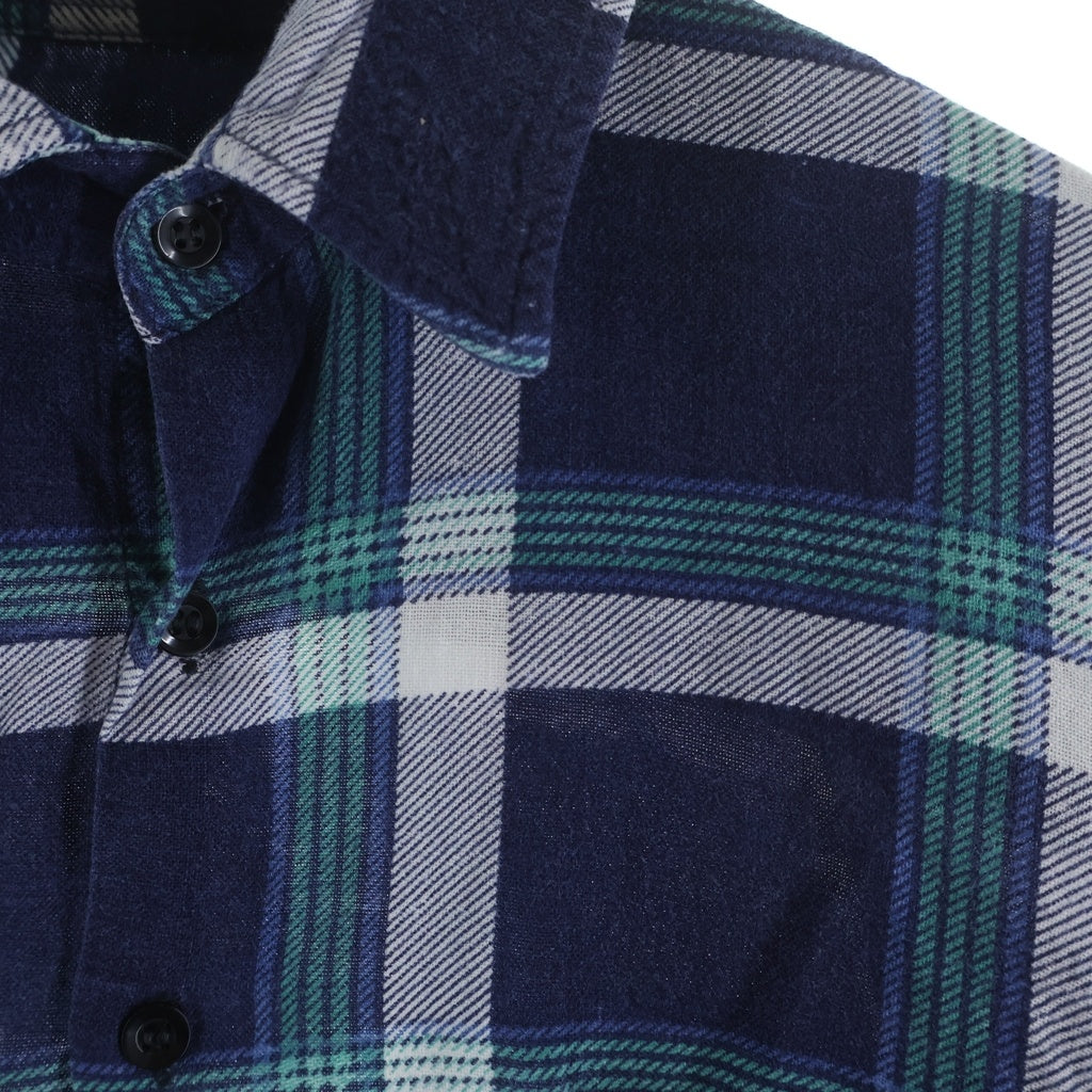 VINTAGE(ヴィンテージ) 50-60S FLANNEL CHECK L/S SHIRT フランネル チェック 長袖シャツ ネイビー/ホワイト/グリーン
