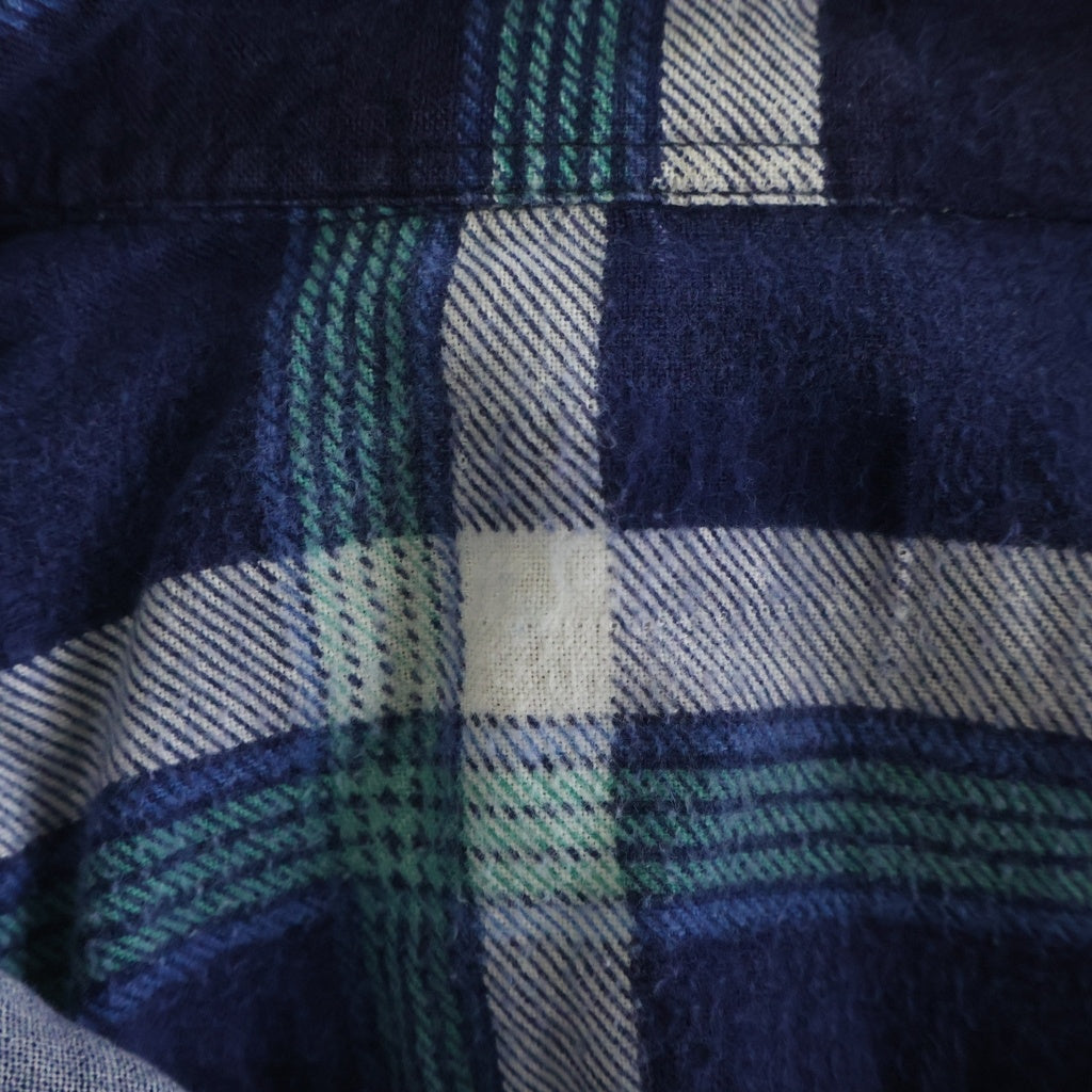 VINTAGE(ヴィンテージ) 50-60S FLANNEL CHECK L/S SHIRT フランネル チェック 長袖シャツ ネイビー/ホワイト/グリーン