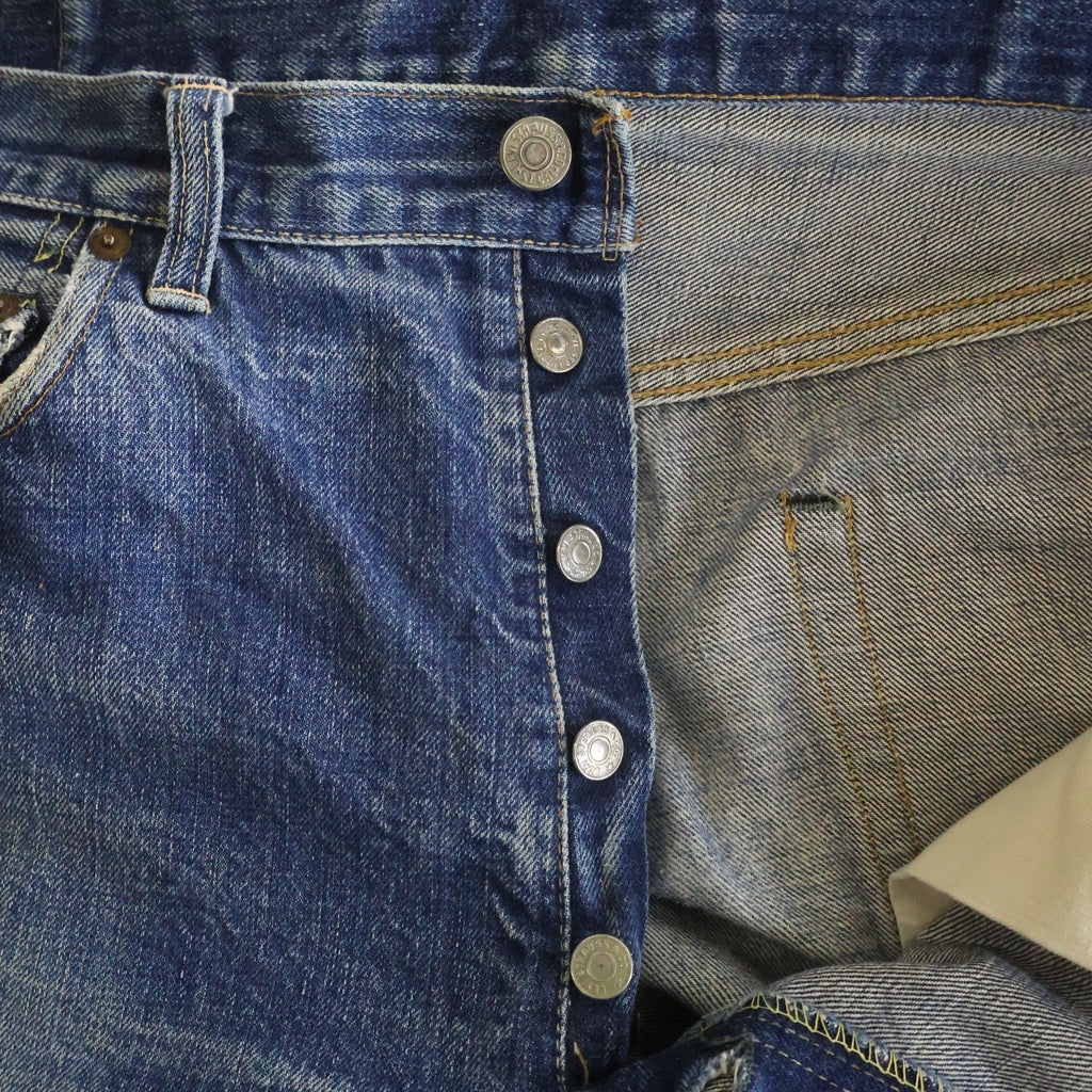 Levi's(リーバイス) 60S BIG E 後期 並行ステッチ ボタン裏刻印8 足長R デニムパンツ インディゴ