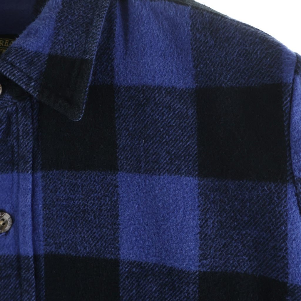 VINTAGE(ヴィンテージ) 90-00S FIELD & STREAM (フィールド&ストリーム) BUFFALO CHECK FLANNEL L/S SHIRT チェック ヘビーネル 長袖シャツ ブルー/ブラック
