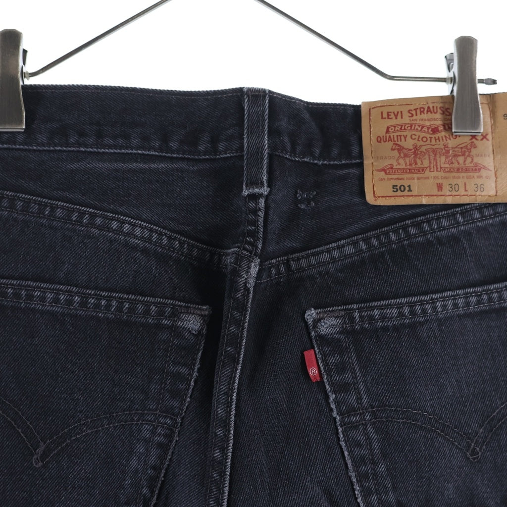 Levi's(リーバイス) 90s VINTAGE 501 後染め レジスターR ボタン裏刻印