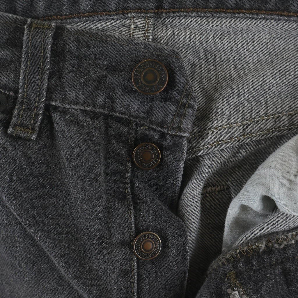 Levi's(リーバイス) 90S 先染め スモールe ボタン裏刻印653 デニムパンツ ブラック