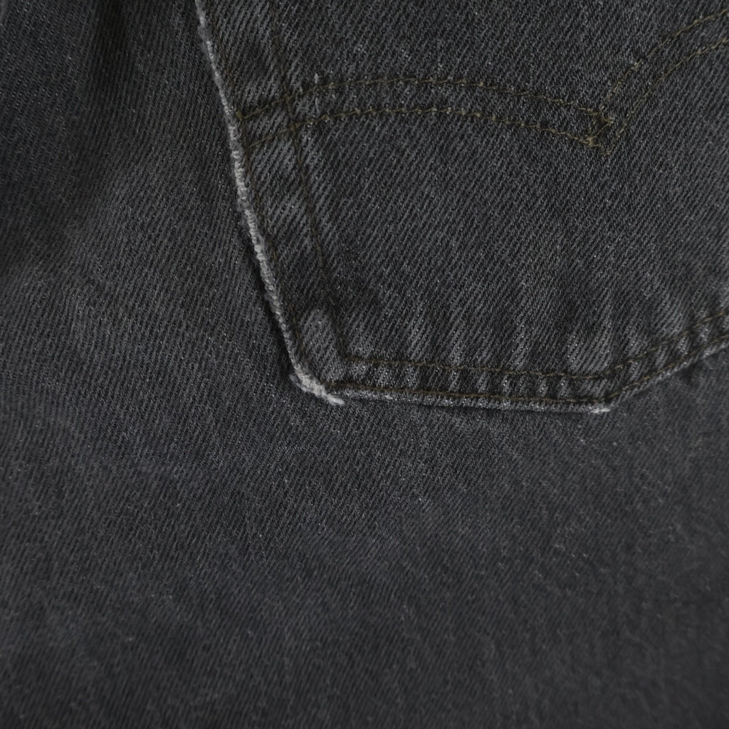 Levi's(リーバイス) 90S 先染め スモールe ボタン裏刻印653 デニムパンツ ブラック