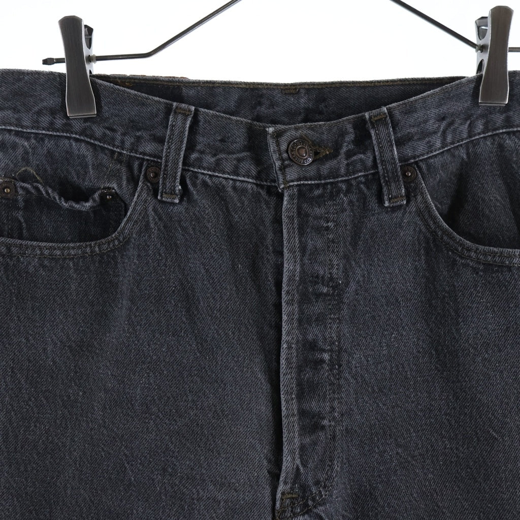 Levi's(リーバイス) 80-90s VINTAGE 501 先染め スモールe ボタン裏刻印653 デニムパンツ ブラック