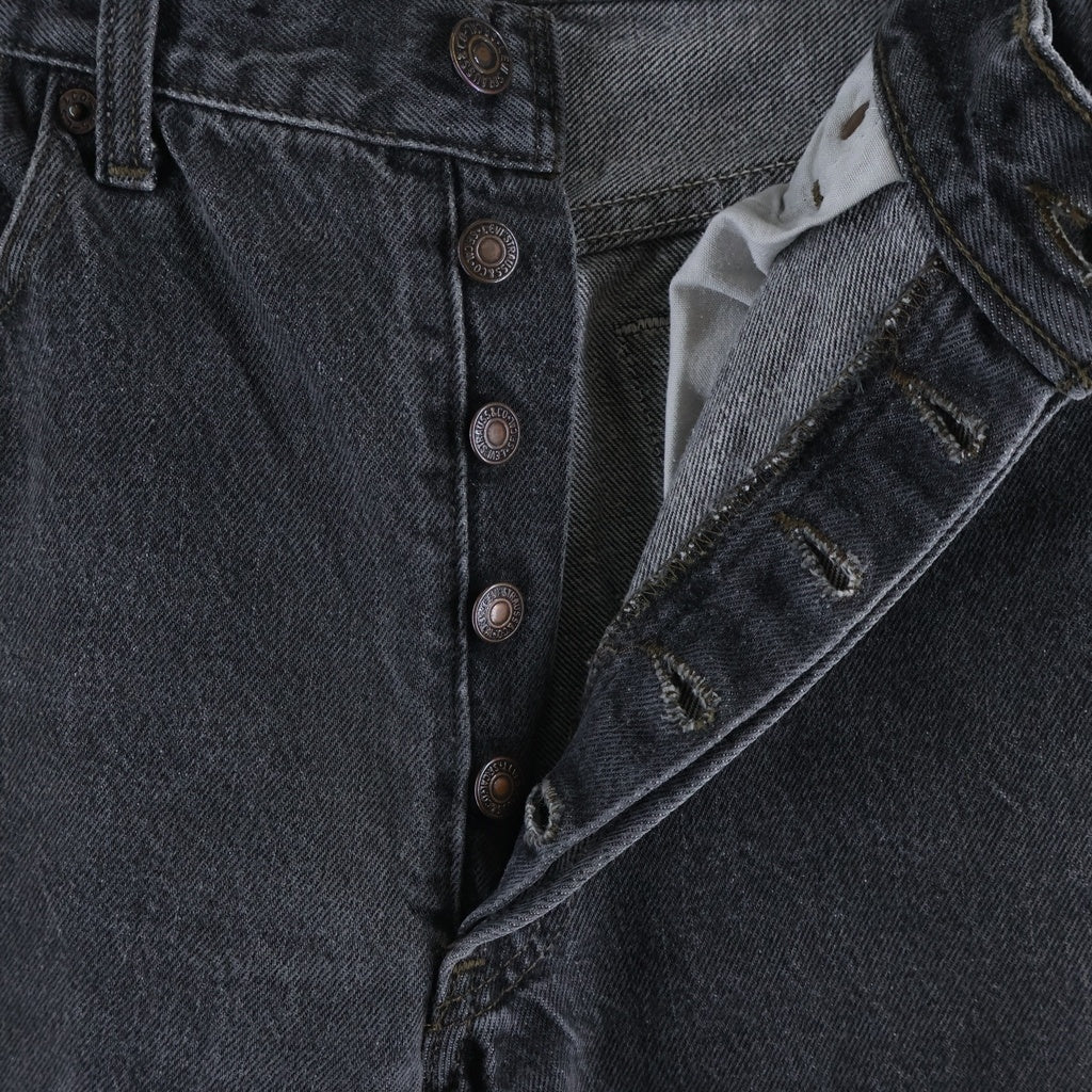 Levi's(リーバイス) 80-90s VINTAGE 501 先染め スモールe ボタン裏刻印653 デニムパンツ ブラック