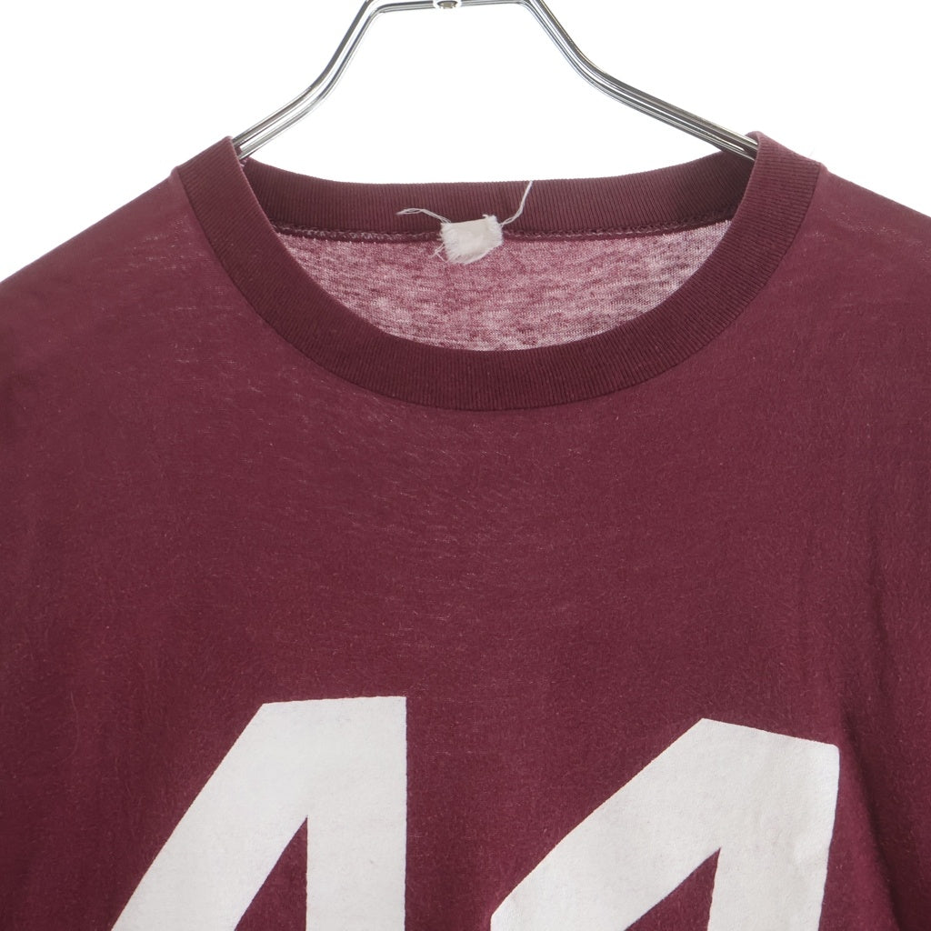 VINTAGE(ヴィンテージ) 60-70S 44 NUMBERING L/S ナンバリング 長袖 カットソー バーガンディ