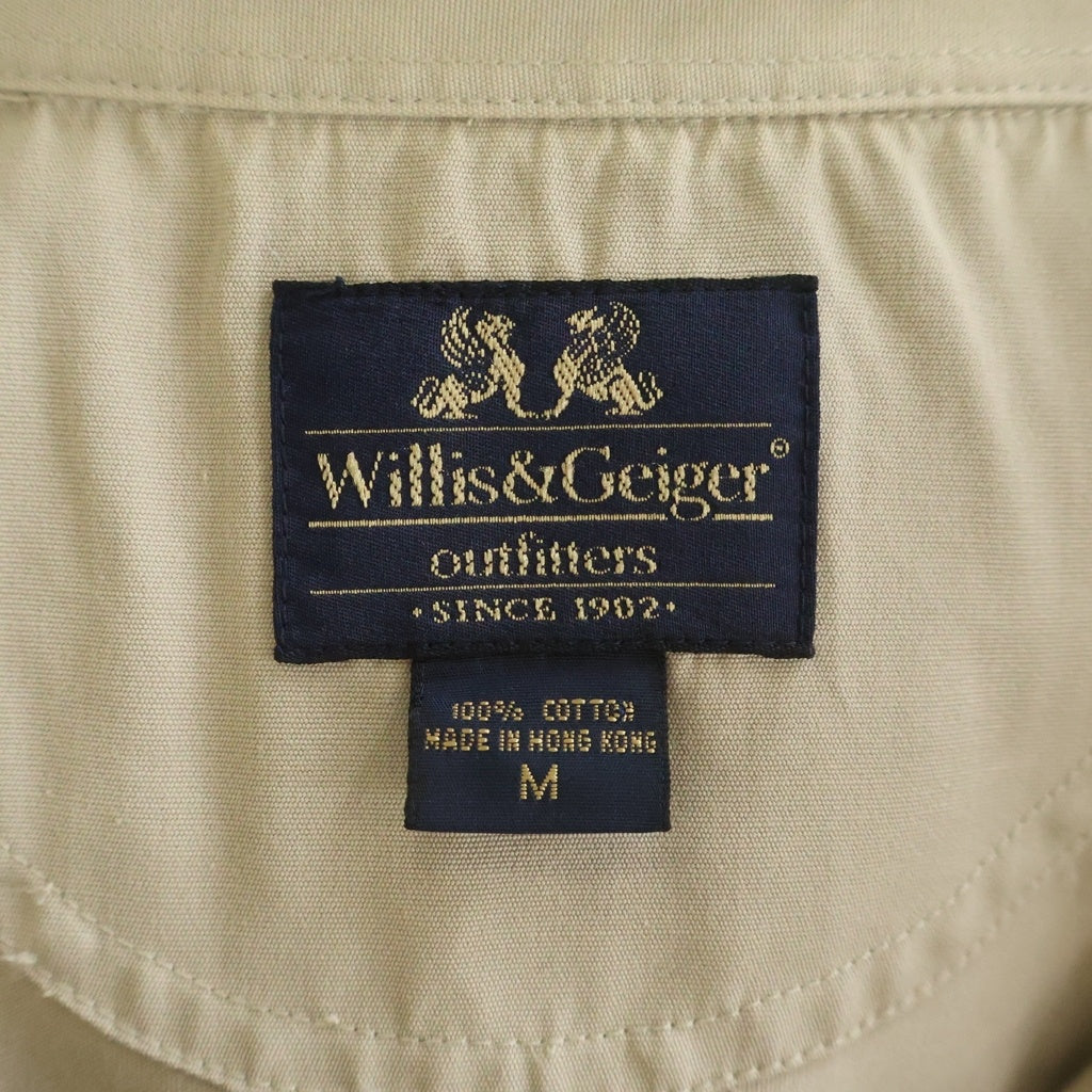 WILLIS&GEIGER(ウィルスガイガー) 90S COTTON BUSH POPLIN L/S SHIRT
