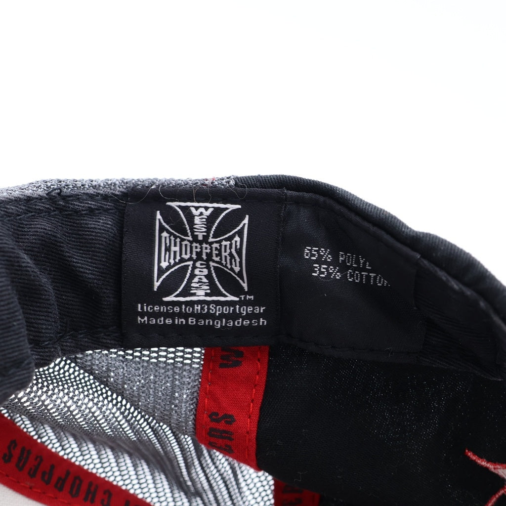 VINTAGE(ヴィンテージ) WEST COAST CHOPPERS (ウエスト コースト チョッパーズ) MESH CAP メッシュ キャップ ブラック/レッド