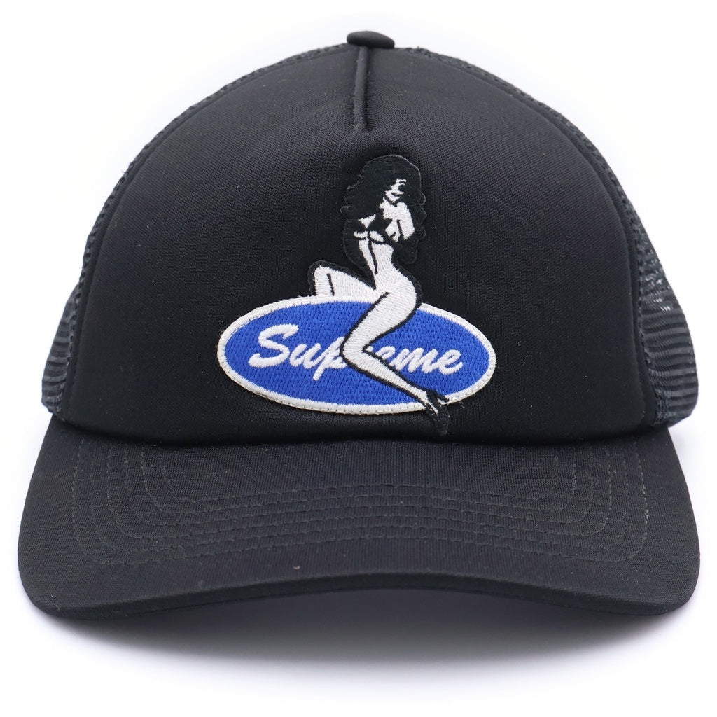 SUPREME(シュプリーム) 23AW Pinup Mesh Back 5-Panel メッシュ キャップ ブラック