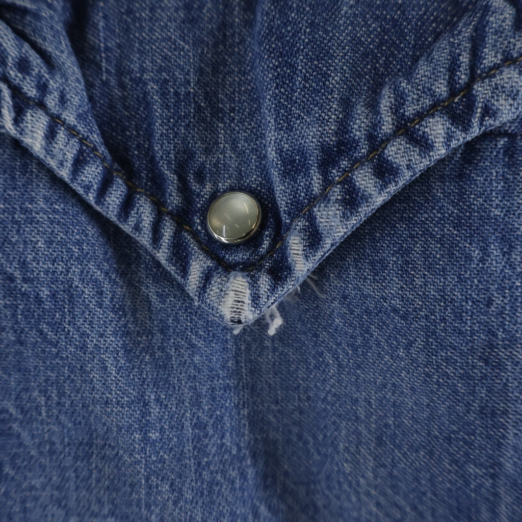 VINTAGE(ヴィンテージ) 70s WESTERN WEAR DENIM L/S SHIRT デニムウエスタンシャツ インディゴ