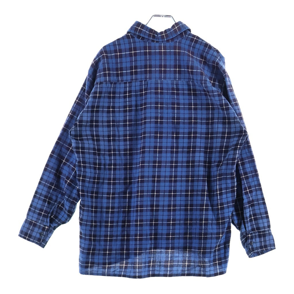 VINTAGE(ヴィンテージ) 60-70S FLANNEL L/S CHECK SHIRT フランネル チェック 長袖シャツ ブルー/ブラック/ホワイト