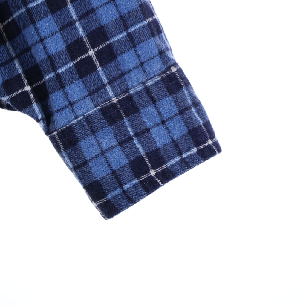 VINTAGE(ヴィンテージ) 60-70S FLANNEL L/S CHECK SHIRT フランネル チェック 長袖シャツ ブルー/ブラック/ホワイト