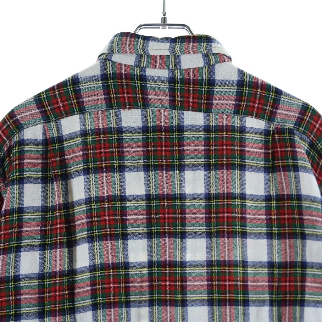 VINTAGE(ヴィンテージ) 50S FLANNEL L/S CHECK SHIRT マチ付き フランネル チェック 長袖シャツ レッド/グリーン/ホワイト