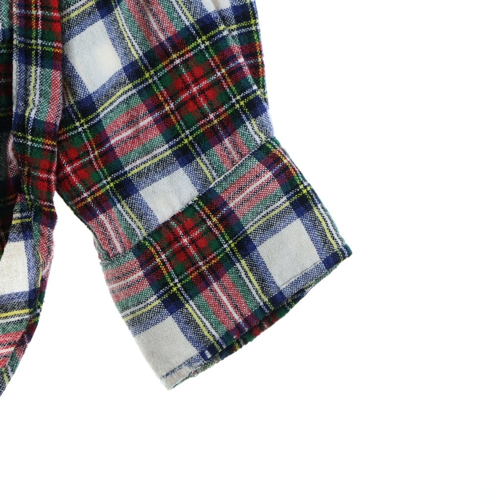 VINTAGE(ヴィンテージ) 50S FLANNEL L/S CHECK SHIRT マチ付き フランネル チェック 長袖シャツ レッド/グリーン/ホワイト
