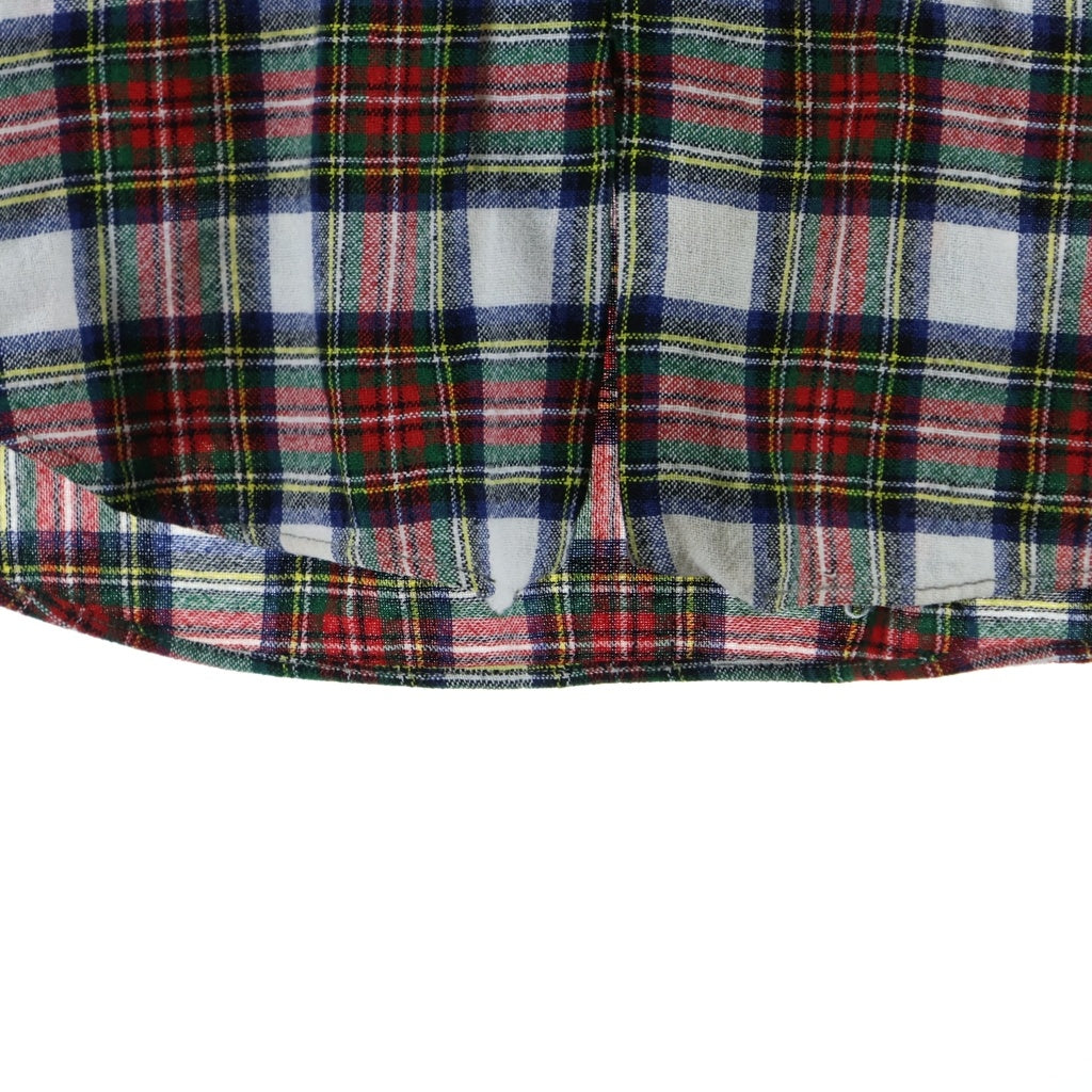 VINTAGE(ヴィンテージ) 50S FLANNEL L/S CHECK SHIRT マチ付き フランネル チェック 長袖シャツ レッド/グリーン/ホワイト