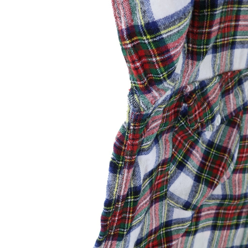 VINTAGE(ヴィンテージ) 50S FLANNEL L/S CHECK SHIRT マチ付き フランネル チェック 長袖シャツ レッド/グリーン/ホワイト