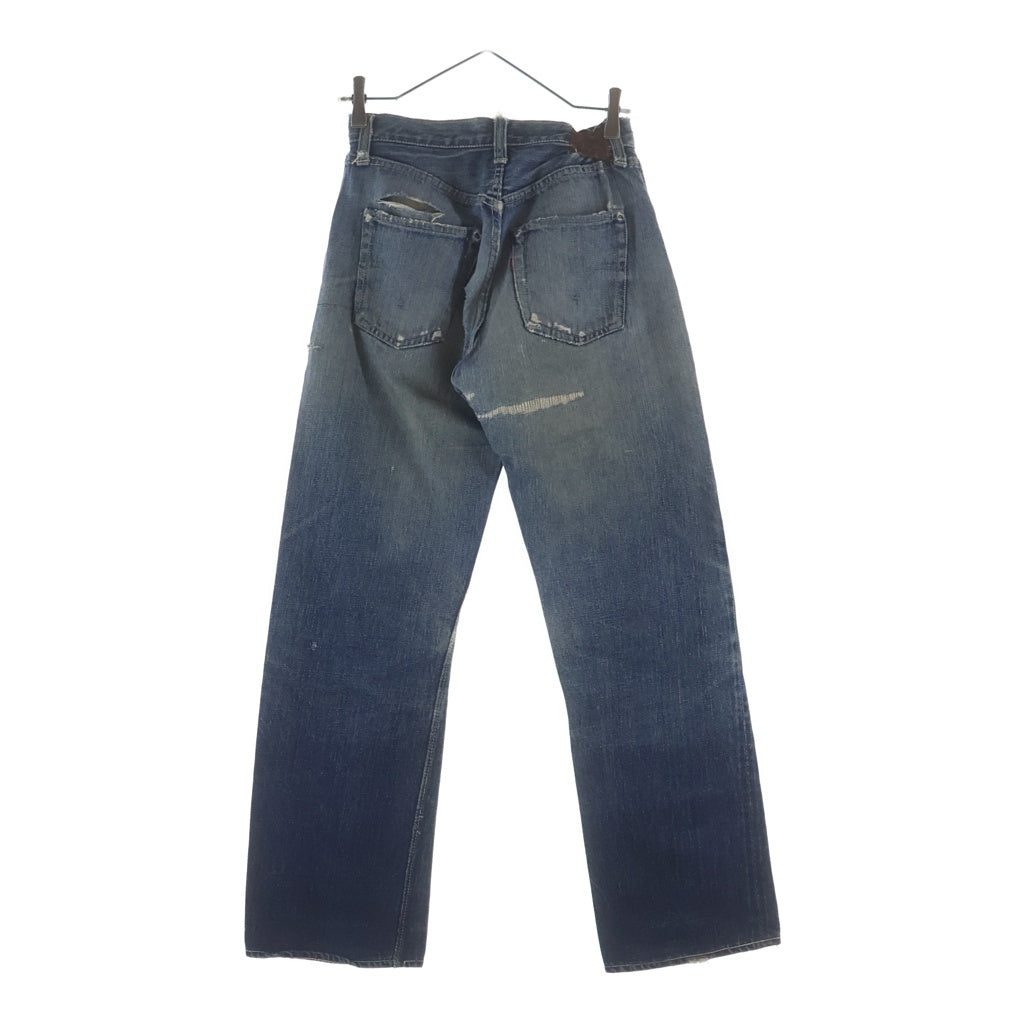 Levi's(リーバイス) 40-50S 501XX 47MODEL BIG E 片面タブ 革パッチ 隠しリベット 通常R 赤耳 デニムパンツ インディゴ