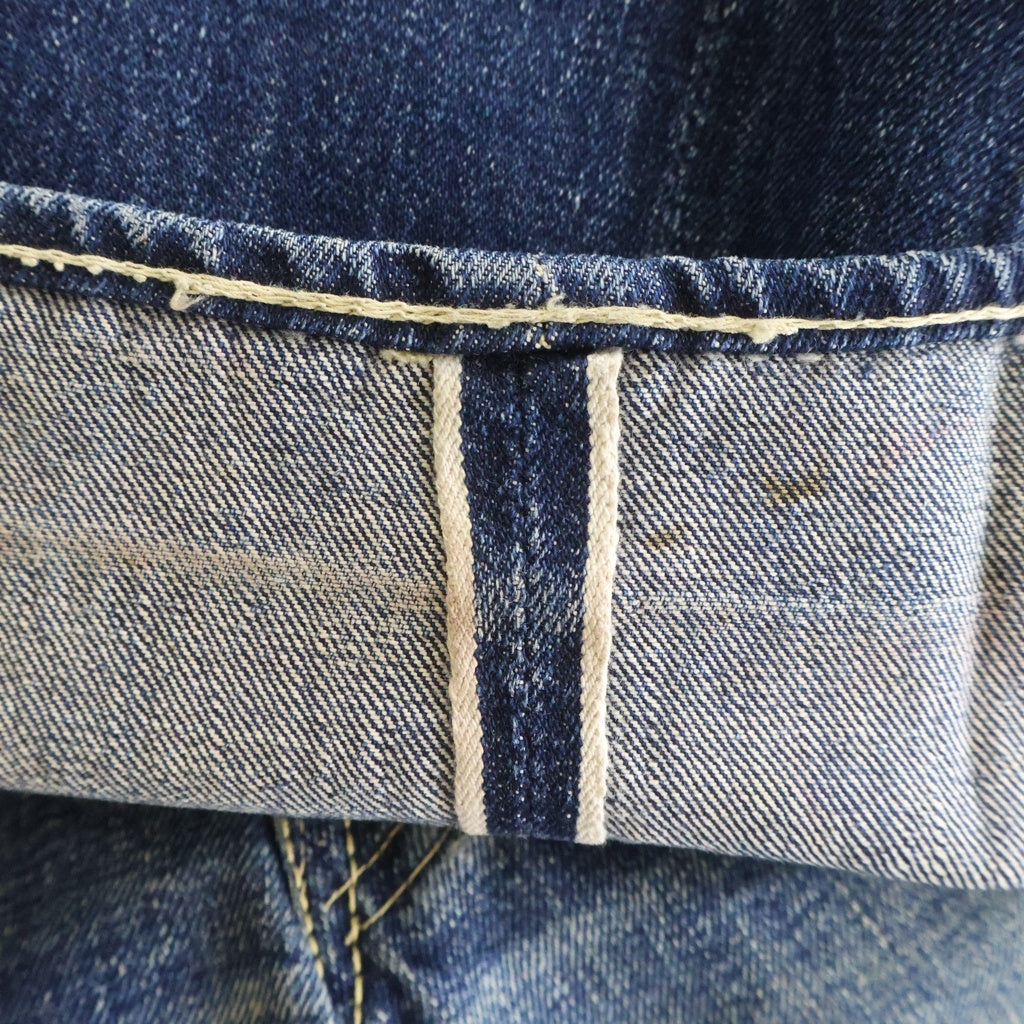 Levi's(リーバイス) 40-50S 501XX 47MODEL BIG E 片面タブ 革パッチ 隠しリベット 通常R 赤耳 デニムパンツ インディゴ