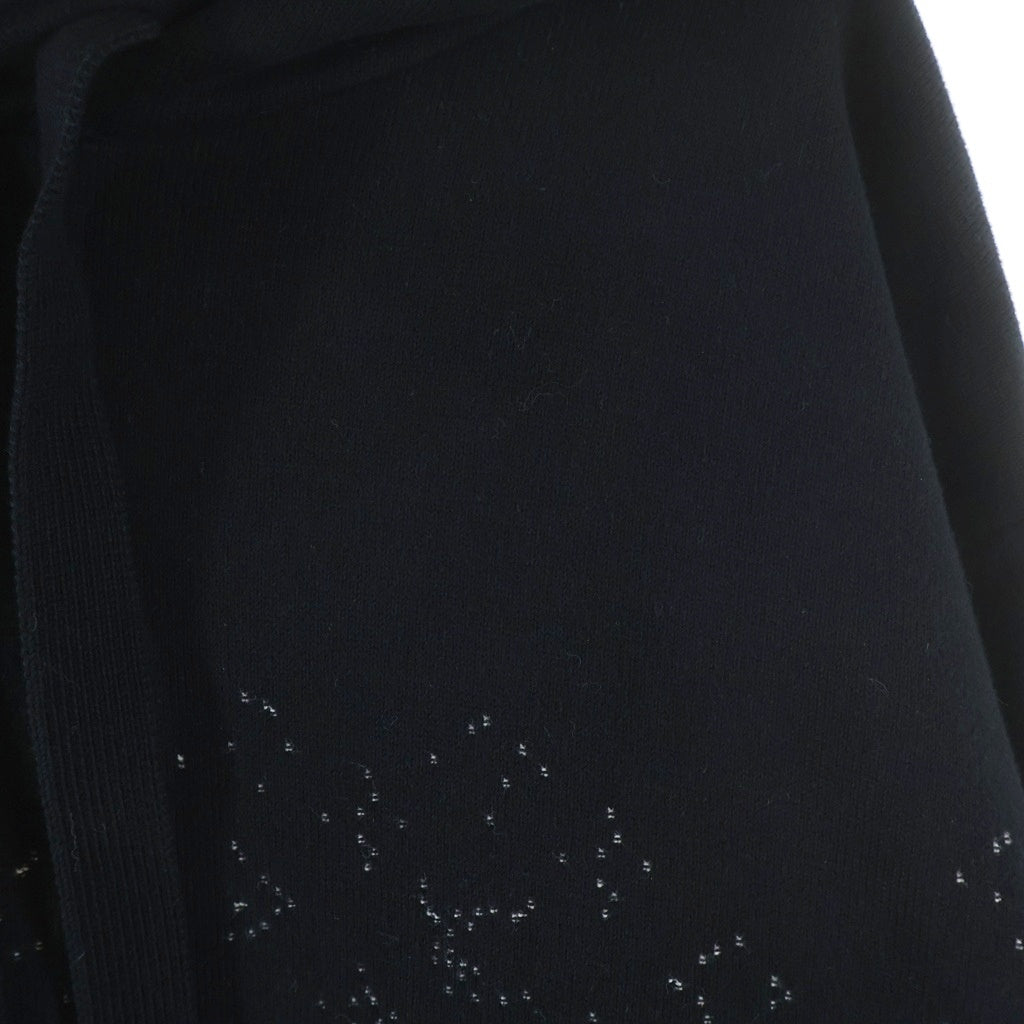 LOUIS VUITTON(ルイヴィトン) 22AW モノグラム グラディエント ニット フーディ プルオーバー パーカー ブラック RM222Q USO HNN45W