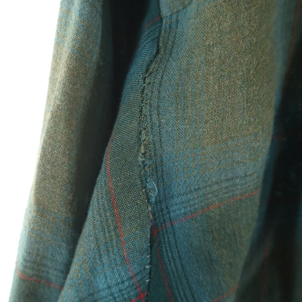 VINTAGE(ヴィンテージ) 60-70s ARROW CHEVELLA OMBRE CHECK RAYON L/S SHIRTS オンブレチェック レーヨン 長袖 シャツ ブラウン/グリーン