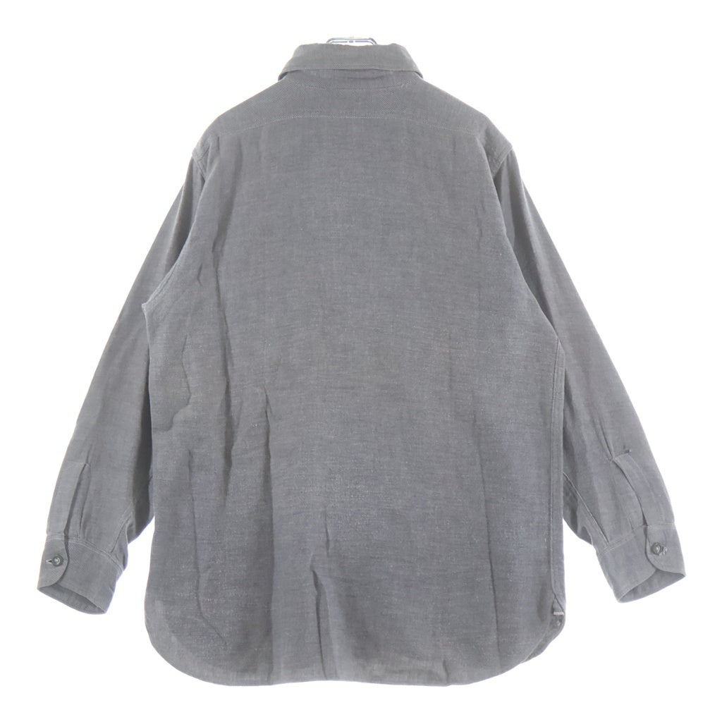 MONTGOMERY WARD(モンゴメリーワード) 30-40S VINTAGE CHAMBRAY WORK SHIRT マチ 耳付き シャンブレー ワーク シャツ ブラック