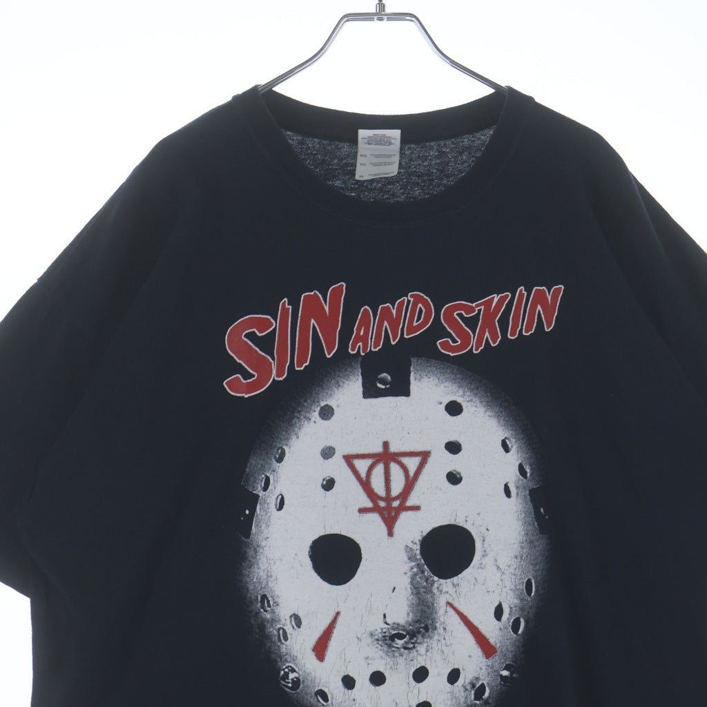 VINTAGE(ヴィンテージ) 00S FRYDAY 13 SIN AND SKIN TEE 13日の金曜日 ジェイソン 半袖カットソーTシャツ ブラック