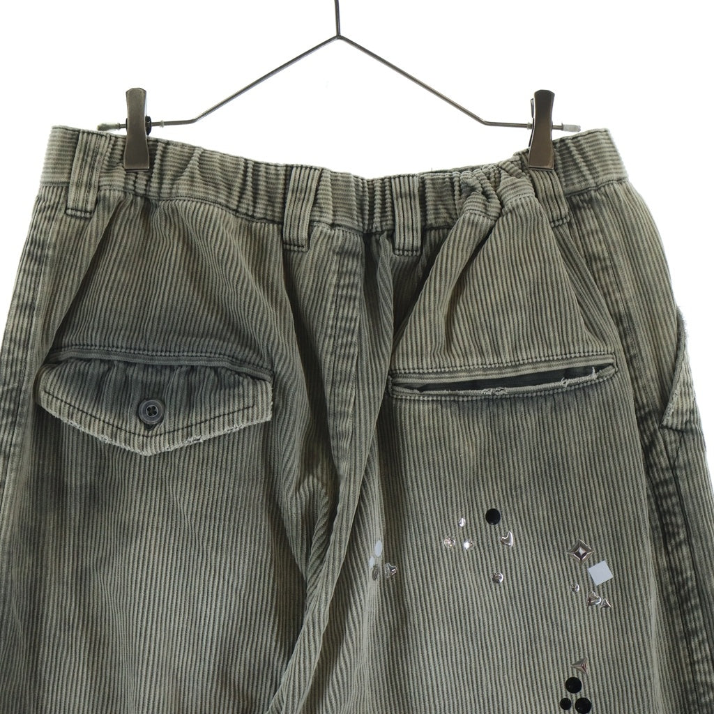 MAISON MIHARAYASUHIRO(メゾンミハラヤスヒロ) MMY SORDUROY TROUSERS PANTS コーデュロイ パンツ グレー