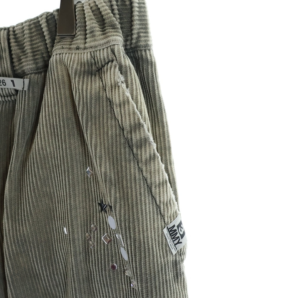 MAISON MIHARAYASUHIRO(メゾンミハラヤスヒロ) MMY SORDUROY TROUSERS PANTS コーデュロイ パンツ グレー