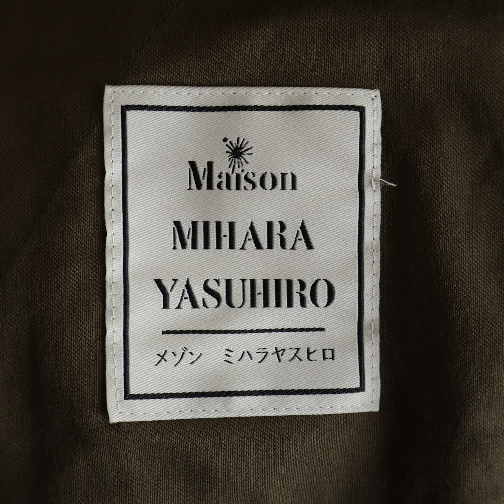 MAISON MIHARAYASUHIRO(メゾンミハラヤスヒロ) MMY NO CLUB LONE WOLF SOUVENIR JACKET BIG ZIPPER 大ジップ スカジャン カーキ