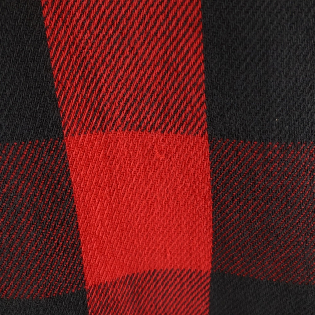 FIVE BROTHERS(ファイブブラザー) 70-80S FLANNEL CHECK L/S SHIRT フランエル チェック 長袖チェック シャツ レッド/ブラック